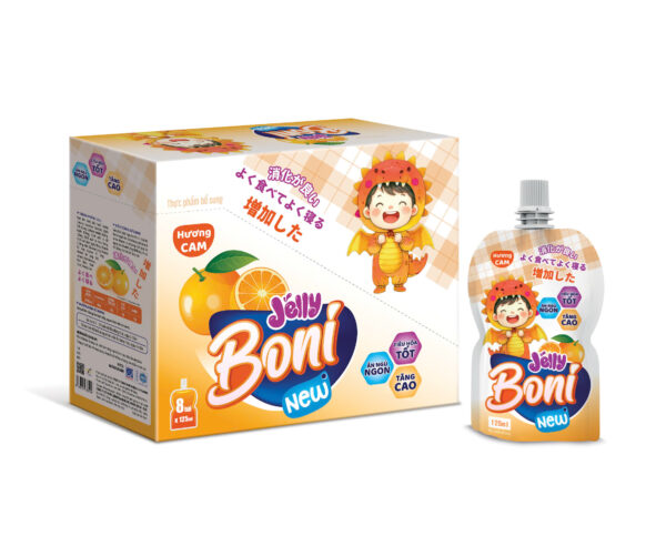Jelly Boni New vị Cam