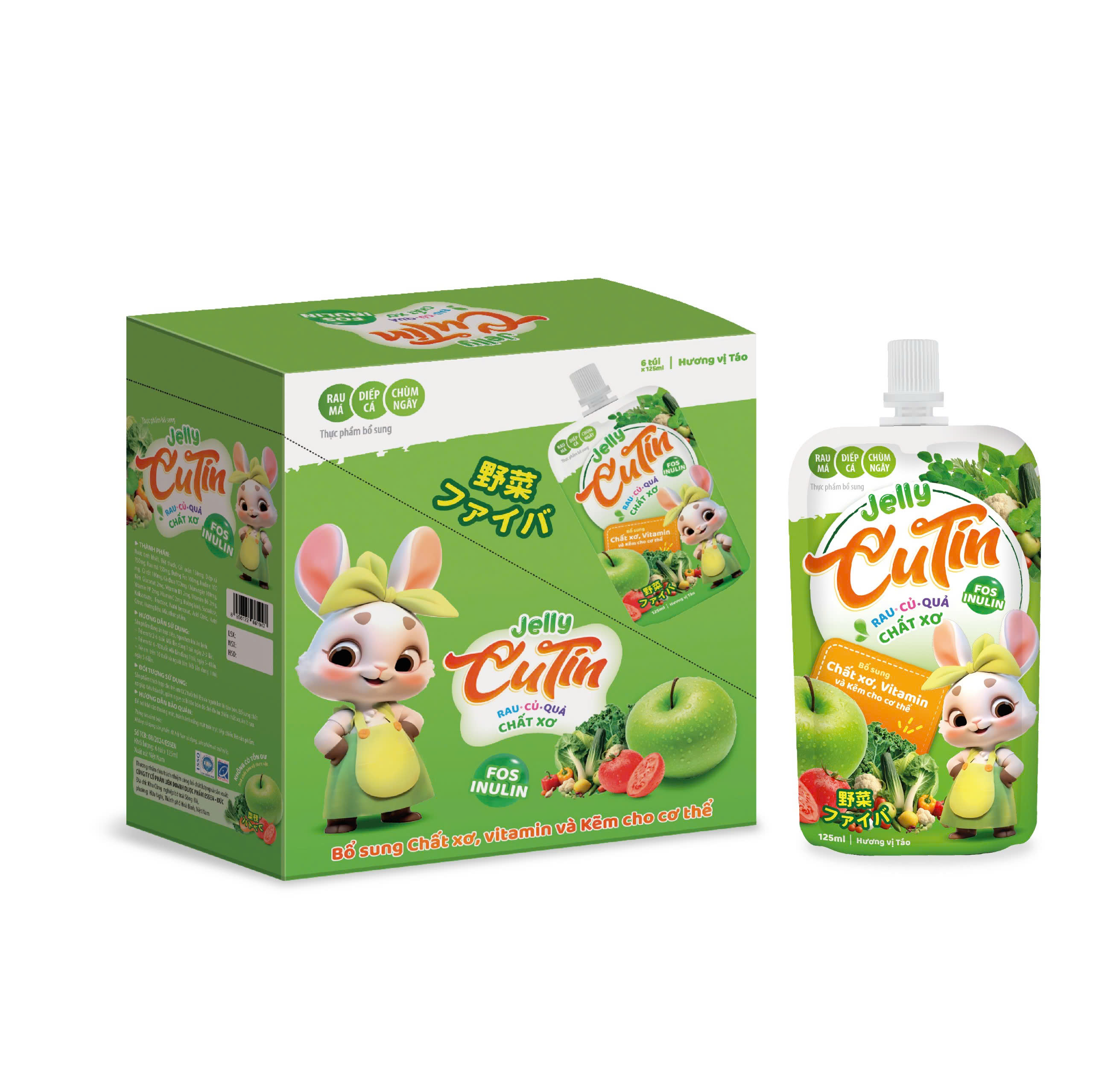 Jelly CuTin vị Táo